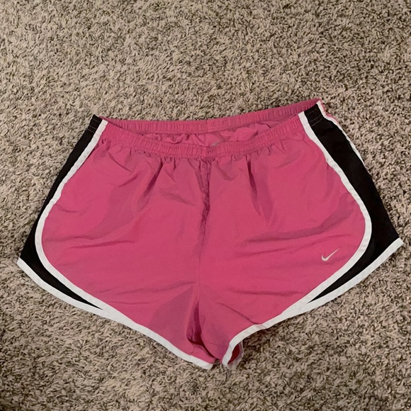 Nike Pants - Nike Dri-Fit Running Shorts in Pink/Black/White